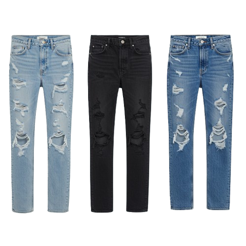 Ripped Distressed Jeans 7680