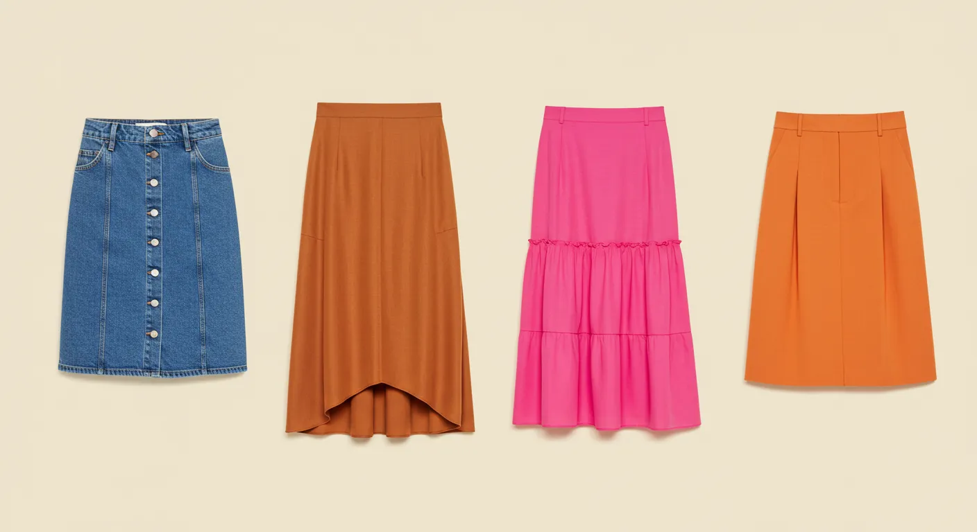 a line skirt 7906