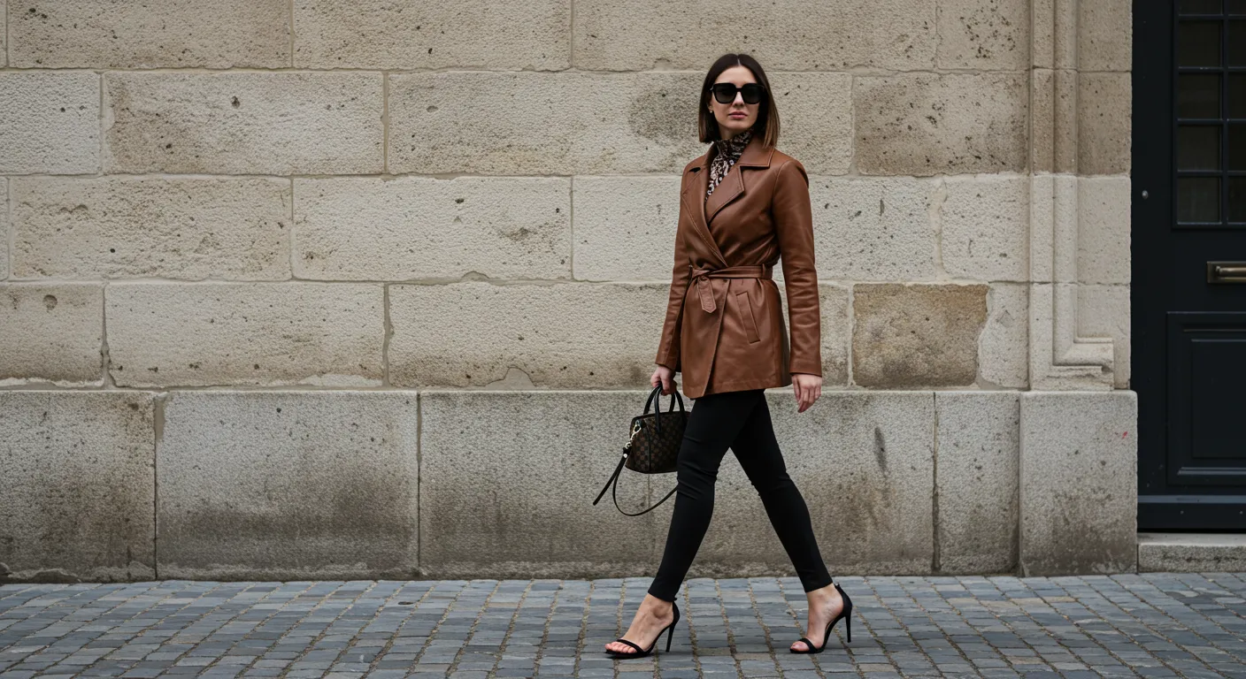 office leather jacket 7864